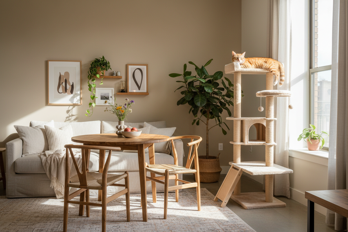 Can a Cat Be Happy in a Studio Apartment?