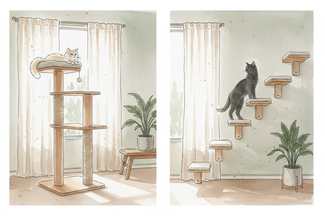 Cat Shelves vs. Cat Trees: Which Is Right for Your Home?