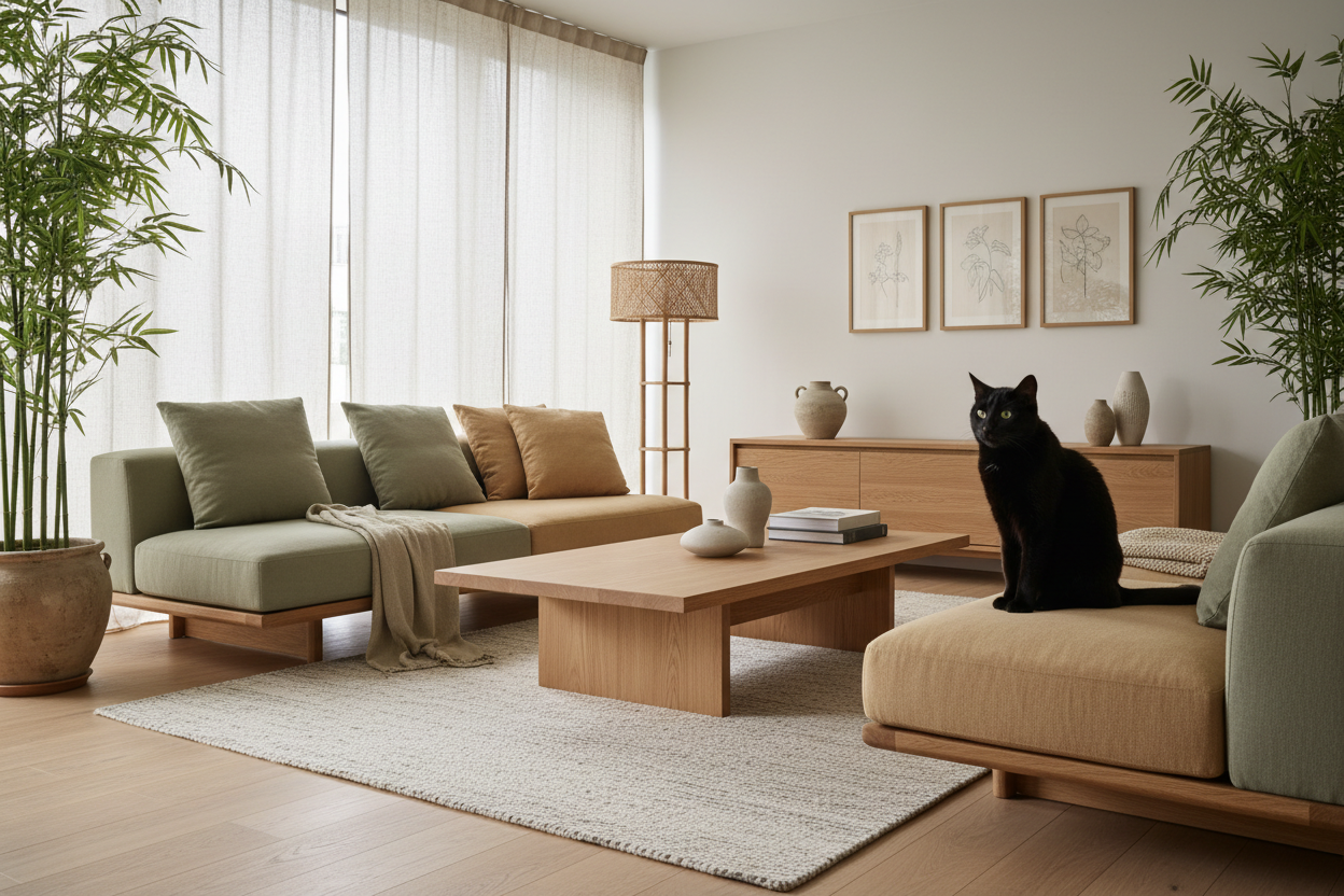 Japandi Pet Living: 5 Ways to Design a Serene, Pet-Friendly Shared Home