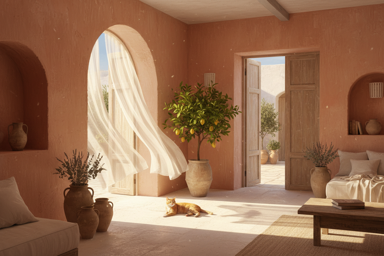 Mediterranean Escape: The Aesthetic of Slow Living at Home