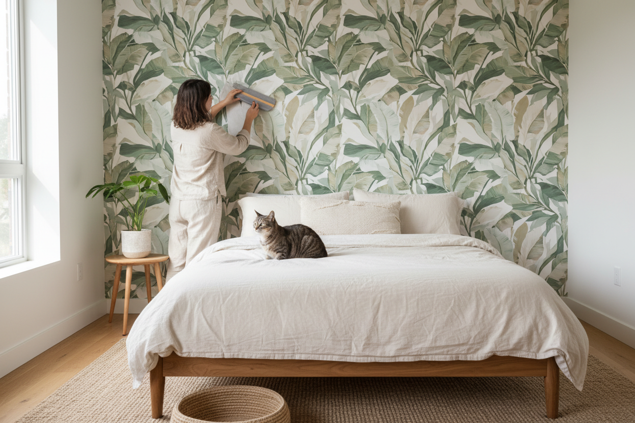 Best Peel and Stick Wallpaper for Renters: Damage-Free Transformations with Pet-Friendly Designs