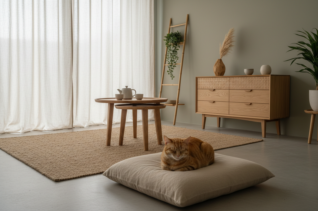 Modern Japandi & Minimalist Pet Furniture for Small Spaces