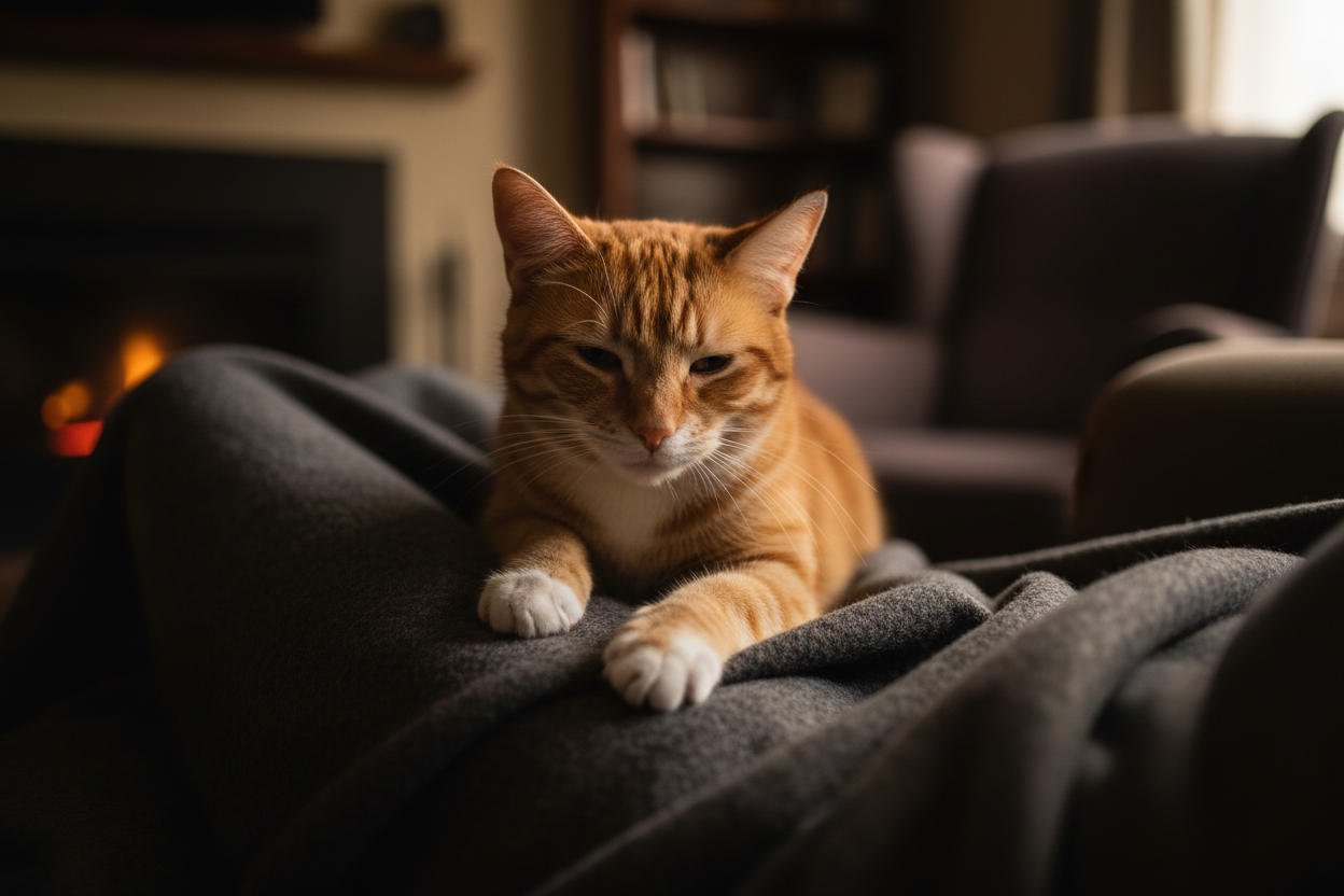 Why Do Cats Knead You With Their Paws?