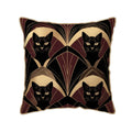 Deco Cat Velvet Pillow Cover