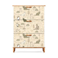 The Maeve 3-Door Entryway Console & Pet Organizer (Clay & Contour Edition)