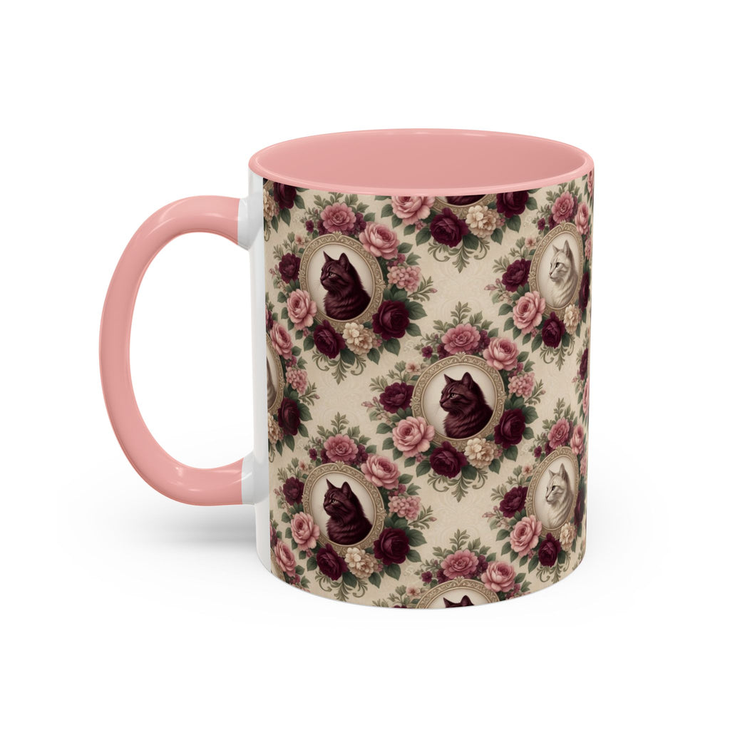 Floral Cat Mug