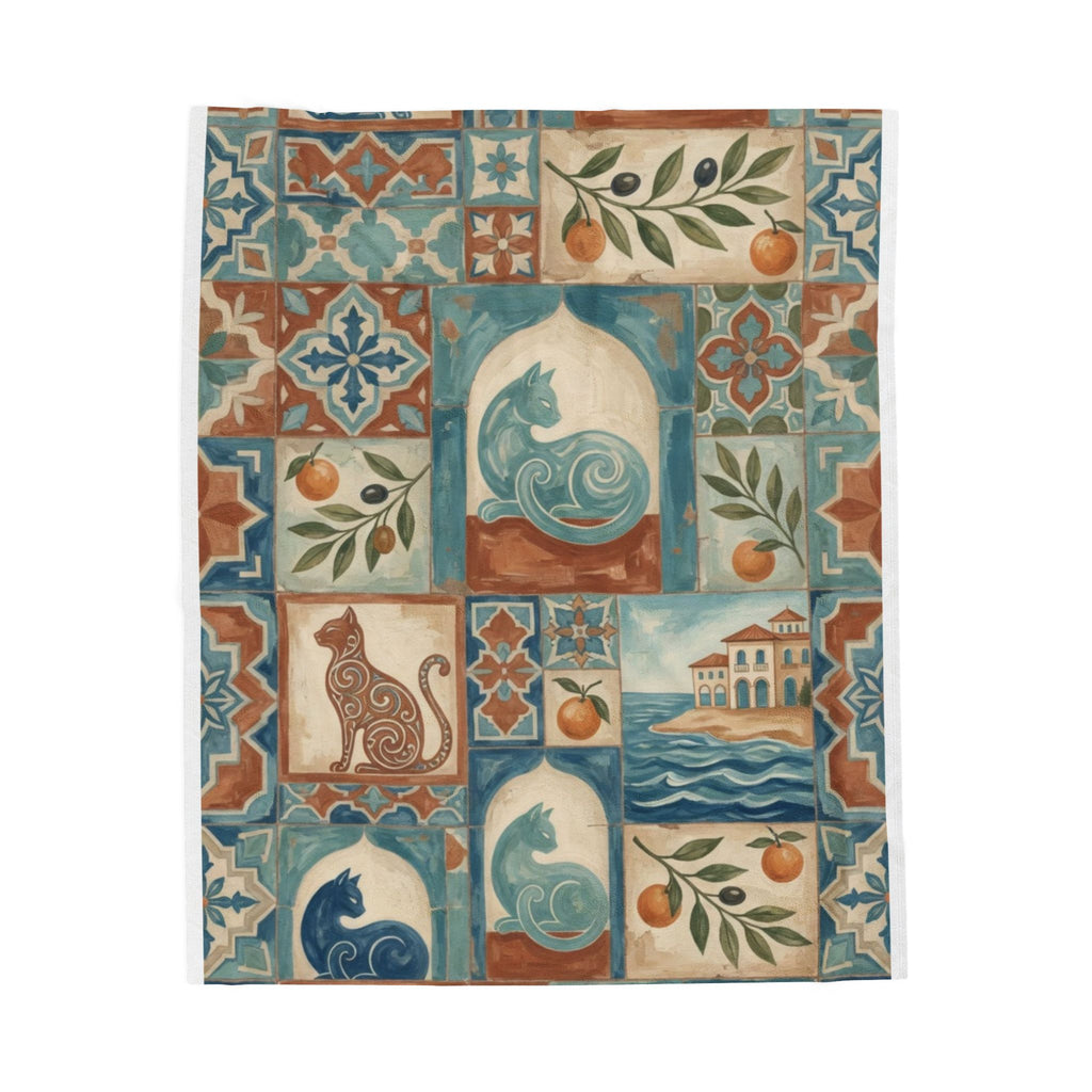 Mediterranean Cat Blanket