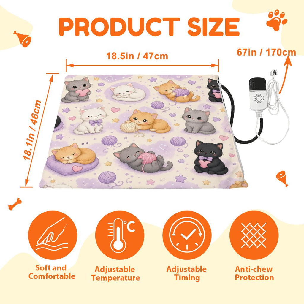 Kawaii Cat Heating Pad