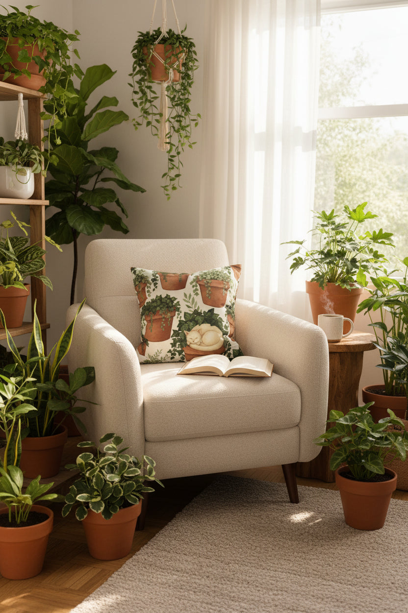 Terracotta Cat Pillowcase