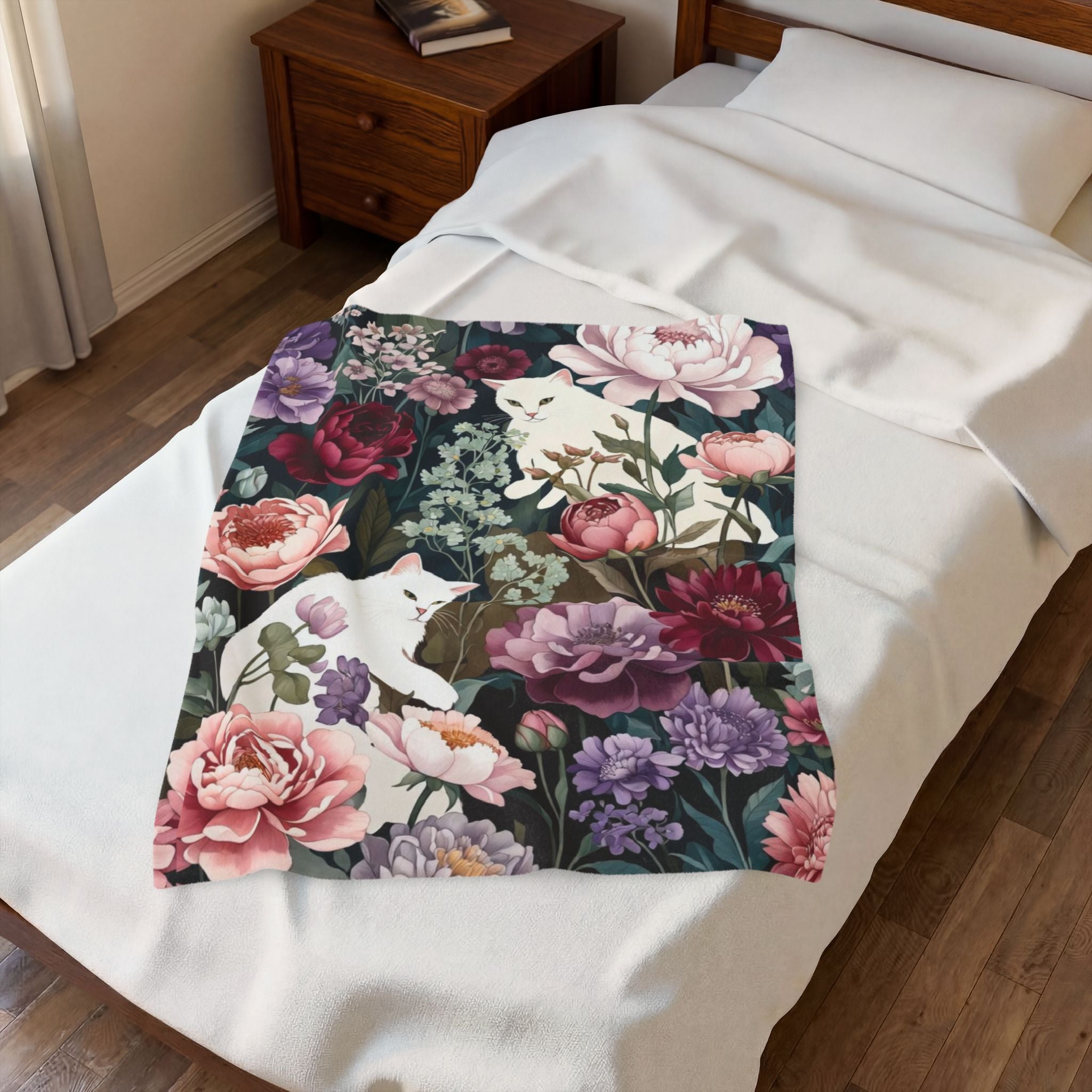 Floral Cat Blanket