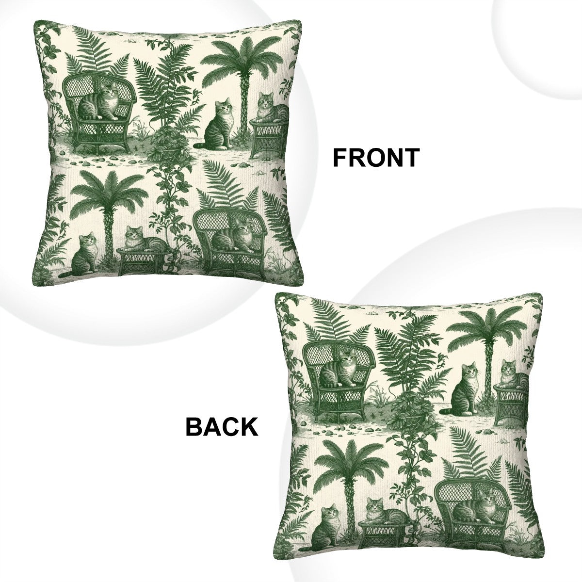 Palms Pillow Cover with Insert