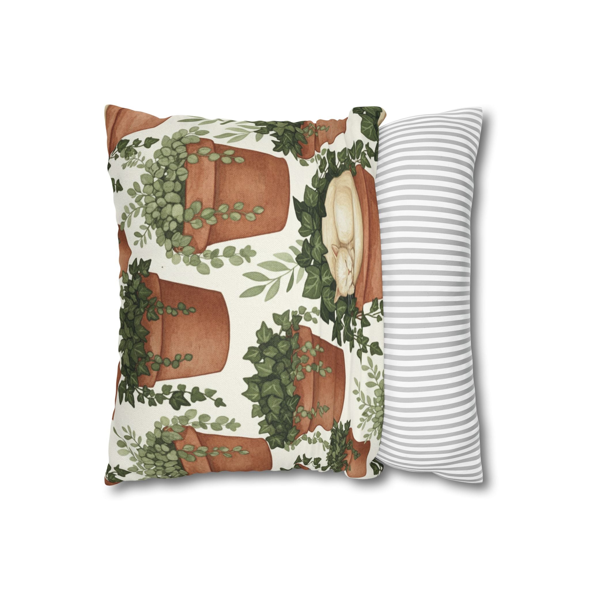 Terracotta Cat Pillowcase