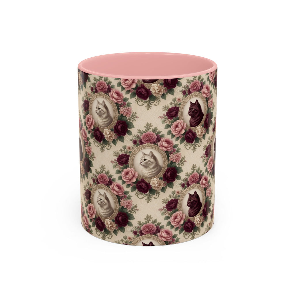 Floral Cat Mug