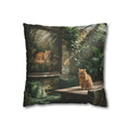The Conservatory Cat Pillow Cover