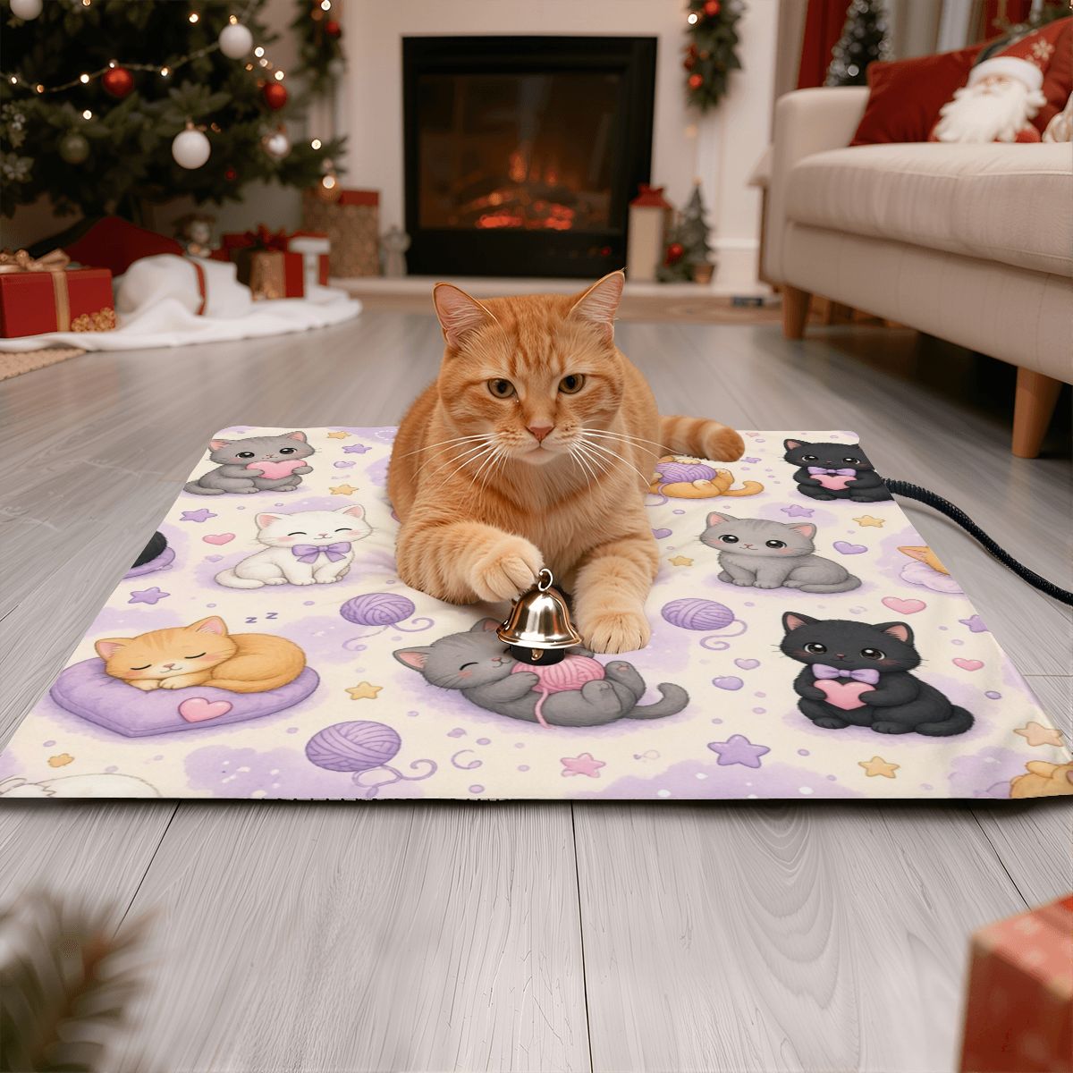 Kawaii Cat Heating Pad