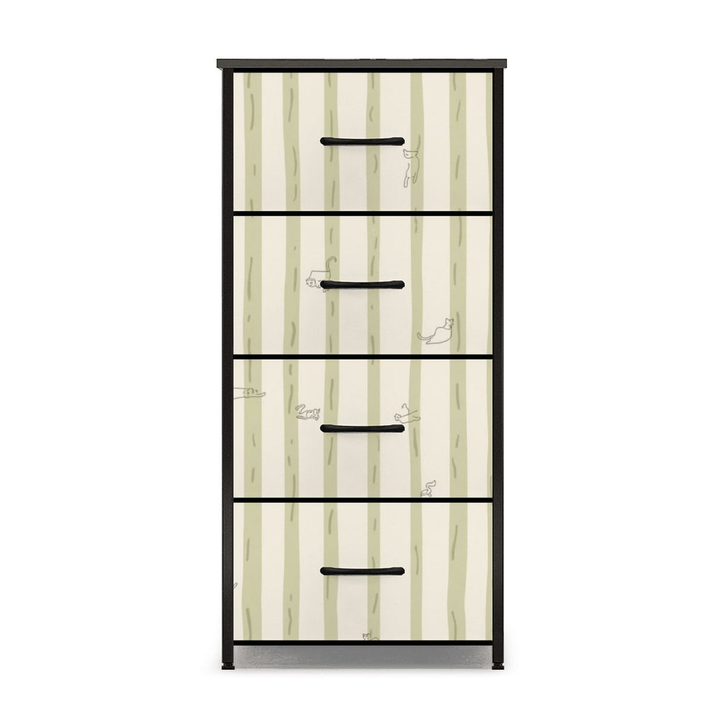 The Maeve 4-Drawer Slim Chest & Dresser (Linear Mew Edition)