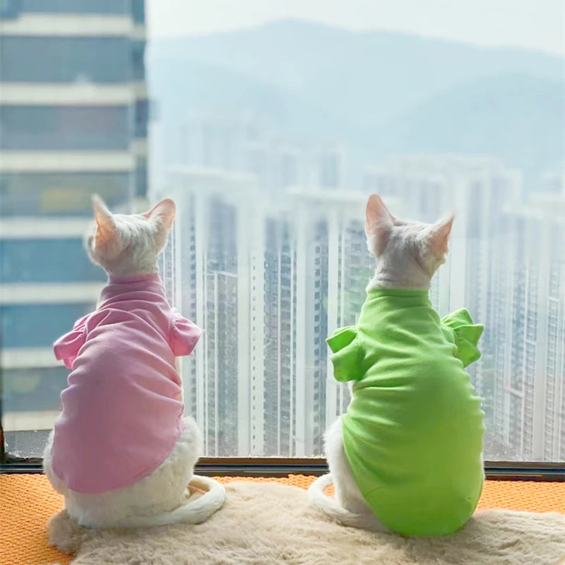 Sphynx Ruffle Sleeve Dress