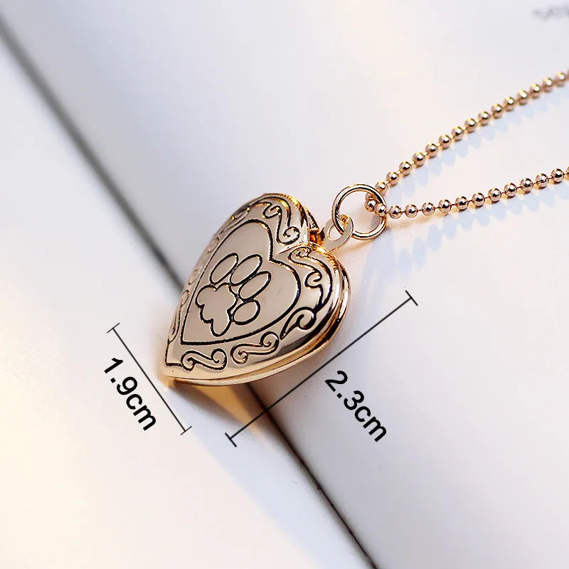 Locket Cat Necklace