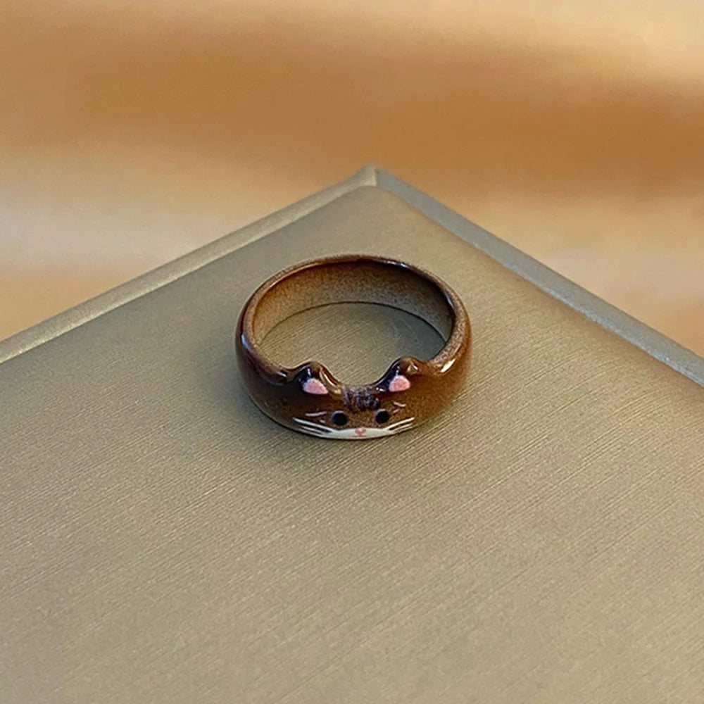 Glaze Cat Ring
