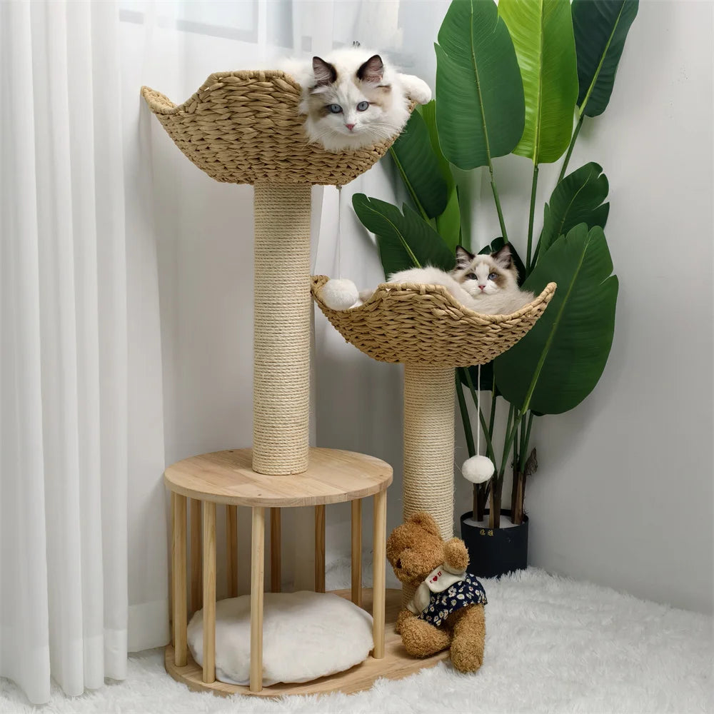3-Tier Cat Tree | Plush Perches, Sisal Scratching Posts & Cozy Kitten Condo
