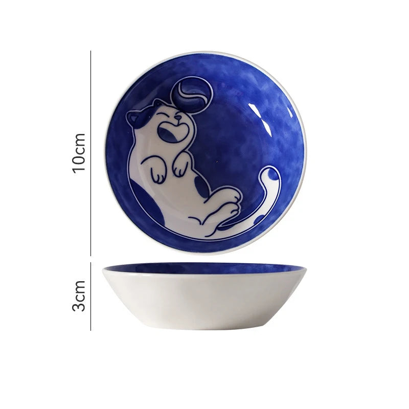 Maneki — Lucky Cat Ceramic Sauce Dish