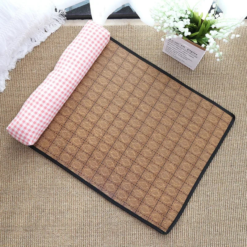 Natural Rattan Cat Cooling Mat