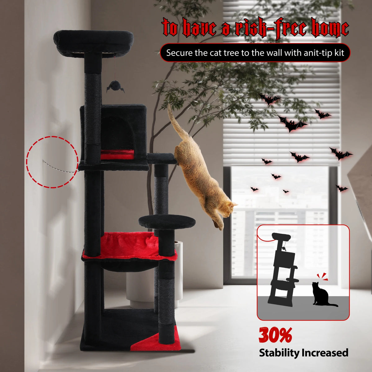 Gothic Cat Tower