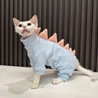 Sphynx Dinosaur Fleece Jumpsuit