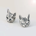 Sphynx Cat Stud Earrings
