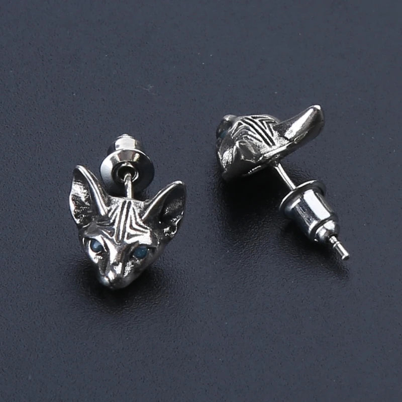 Bastet Stud Earrings