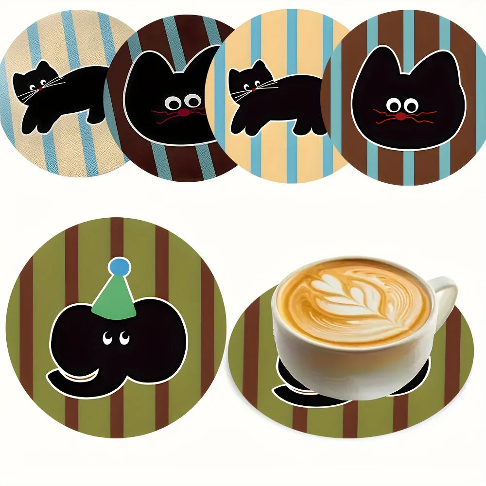 Cat Art Coasters