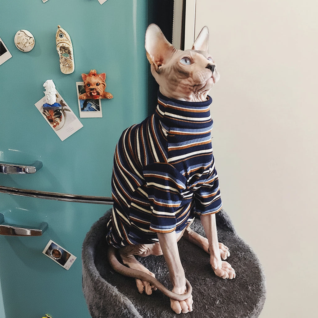 Sphynx Stripe Knit Shirt