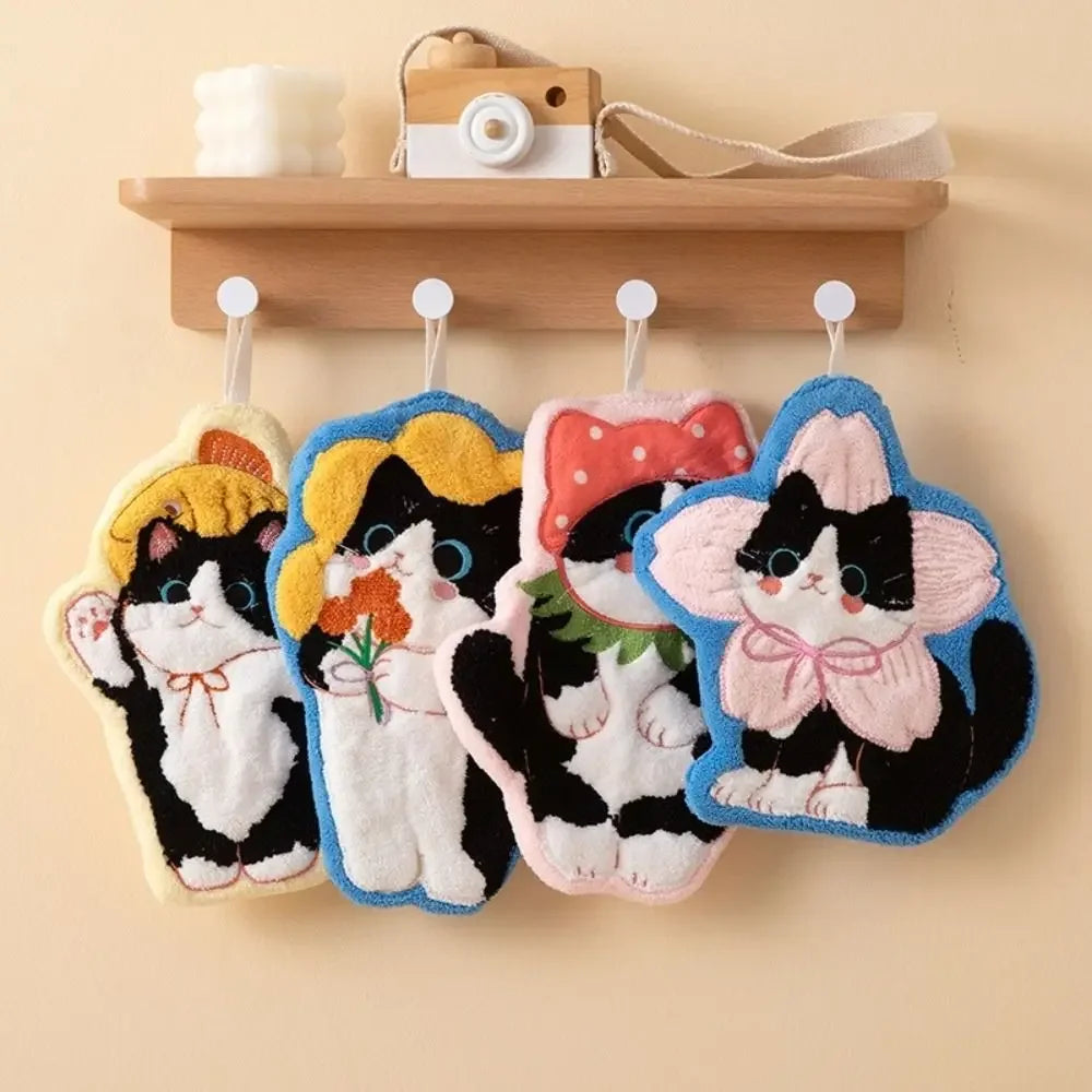 Cat Hand Towel