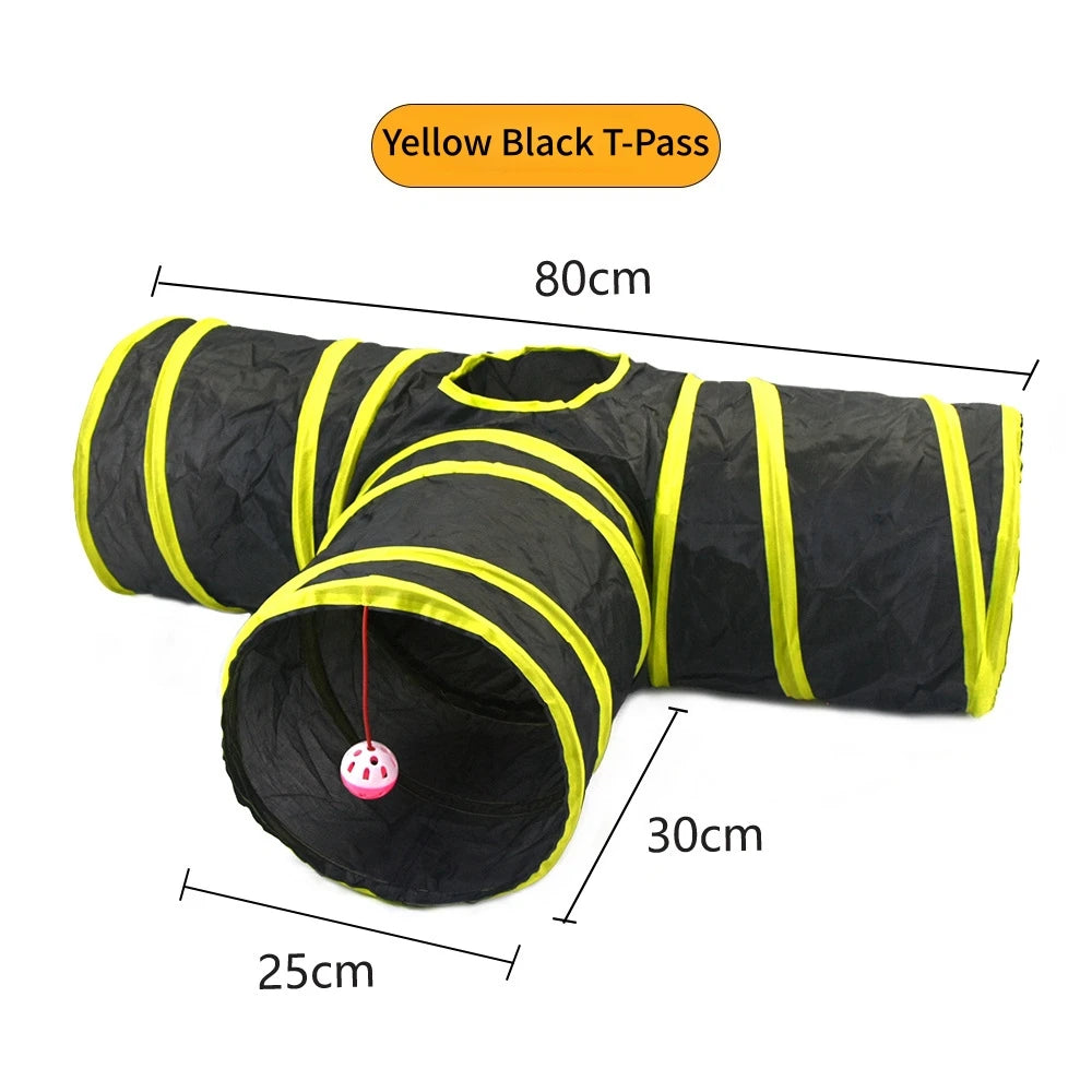 Foldable Cat Tunnel Toy