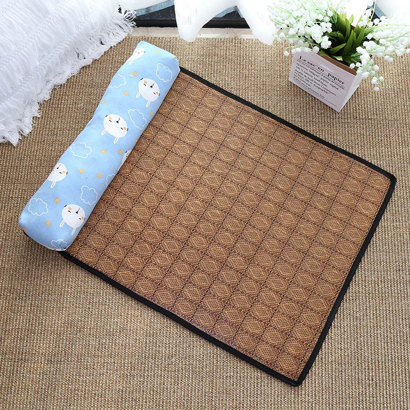 Natural Rattan Cat Cooling Mat