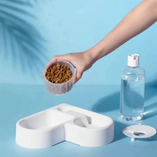 2-in-1 Auto Refill Cat Bowl