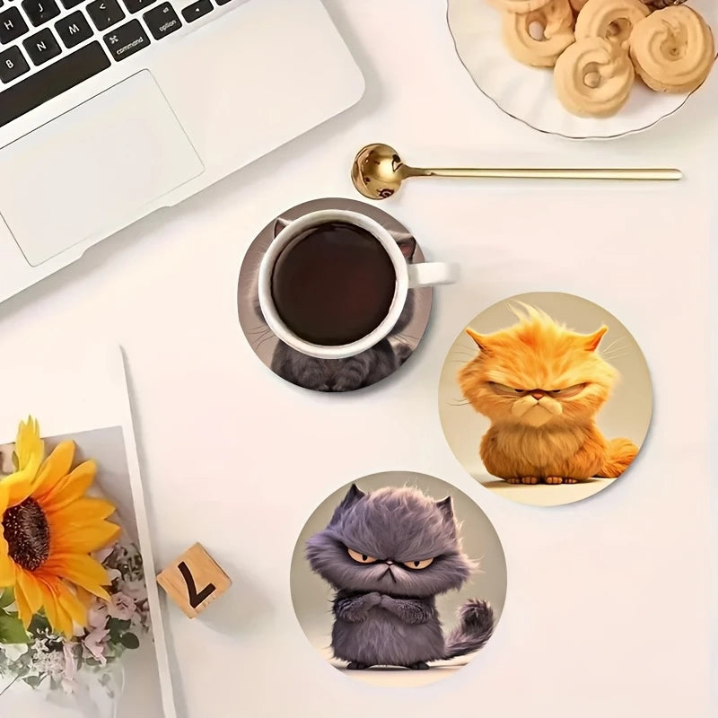 Cat Art Coasters
