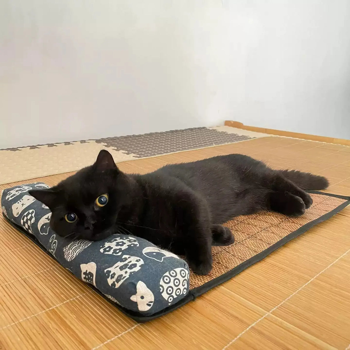 Natural Rattan Cat Cooling Mat