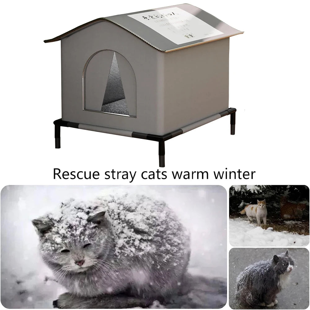 Shelter Outdoor Cat House
