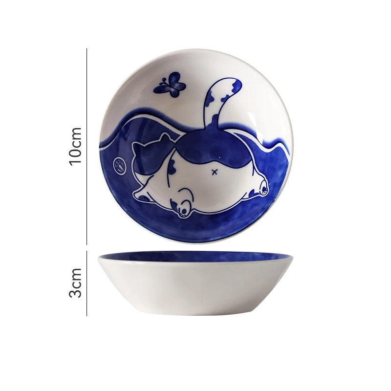 Maneki — Lucky Cat Ceramic Sauce Dish