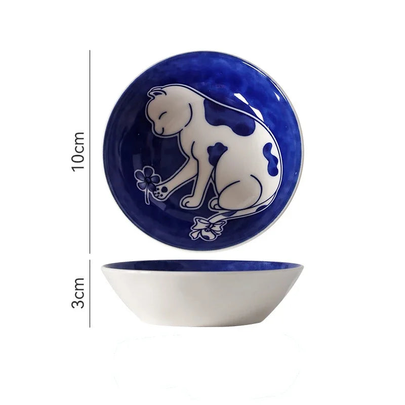 Maneki — Lucky Cat Ceramic Sauce Dish
