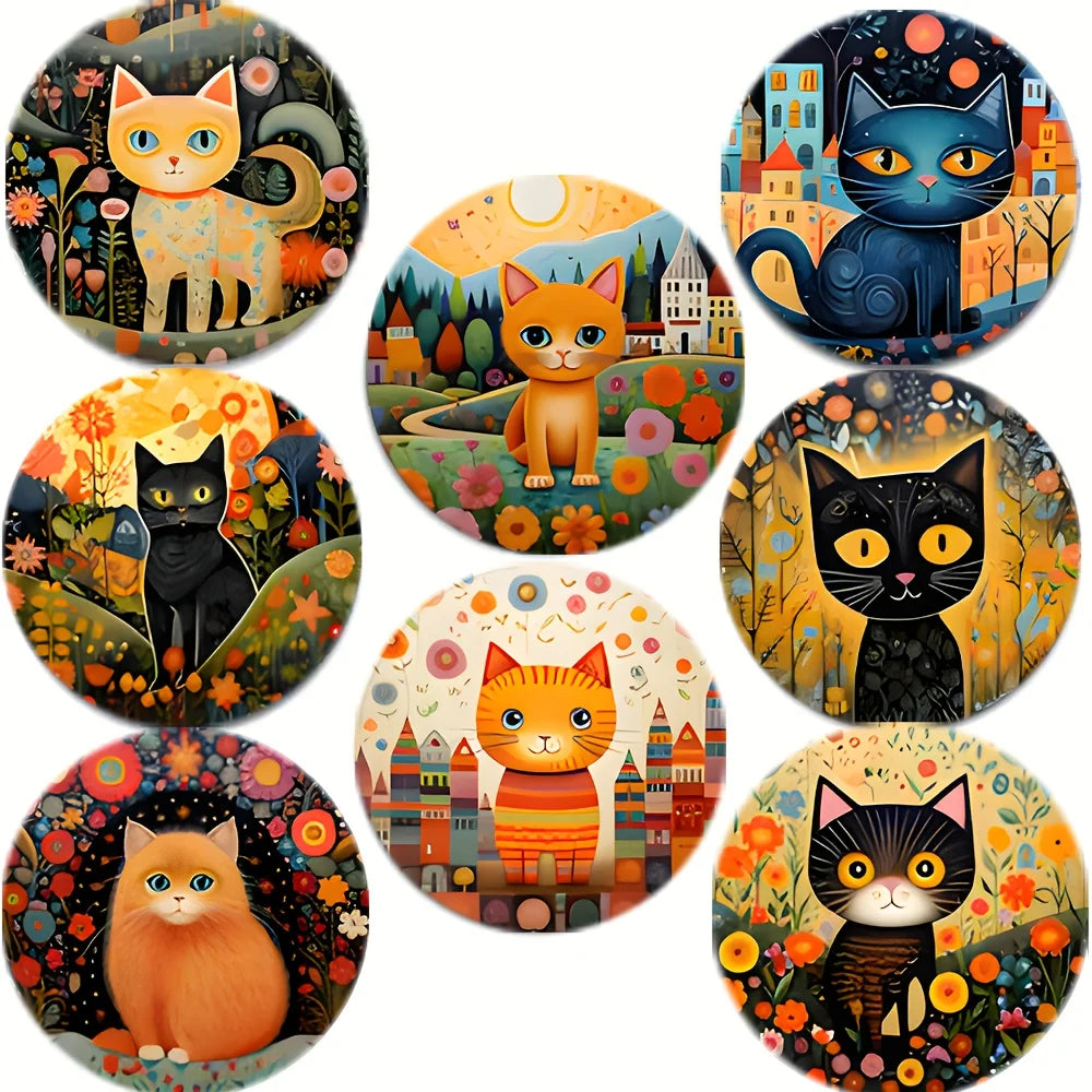 Cat Art Coasters