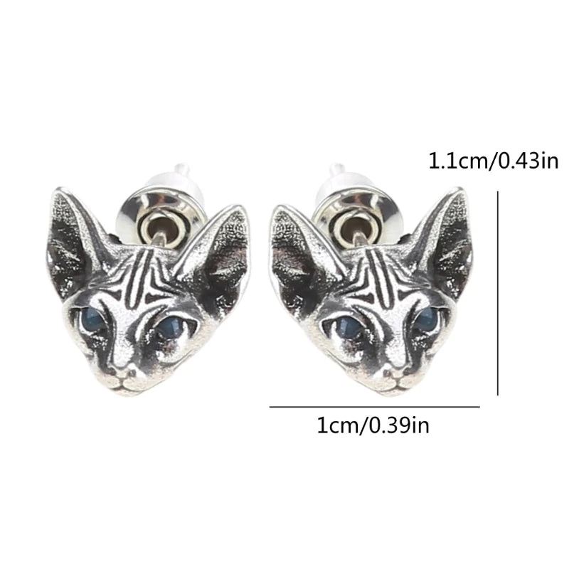Bastet Stud Earrings
