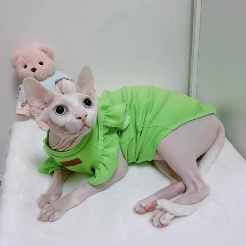 Sphynx Ruffle Sleeve Dress