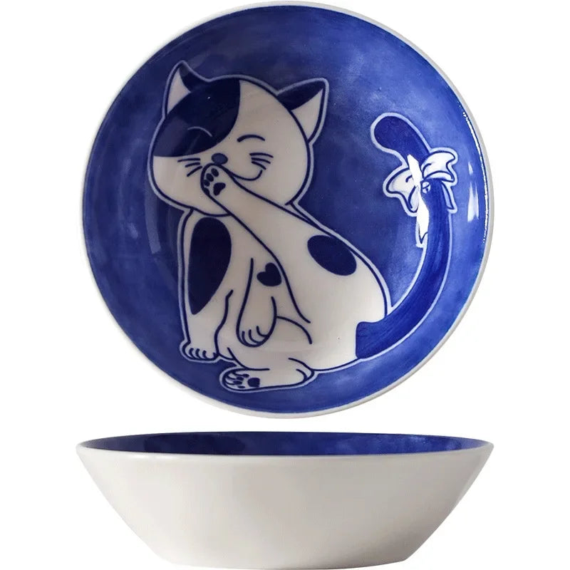 Maneki — Lucky Cat Ceramic Sauce Dish