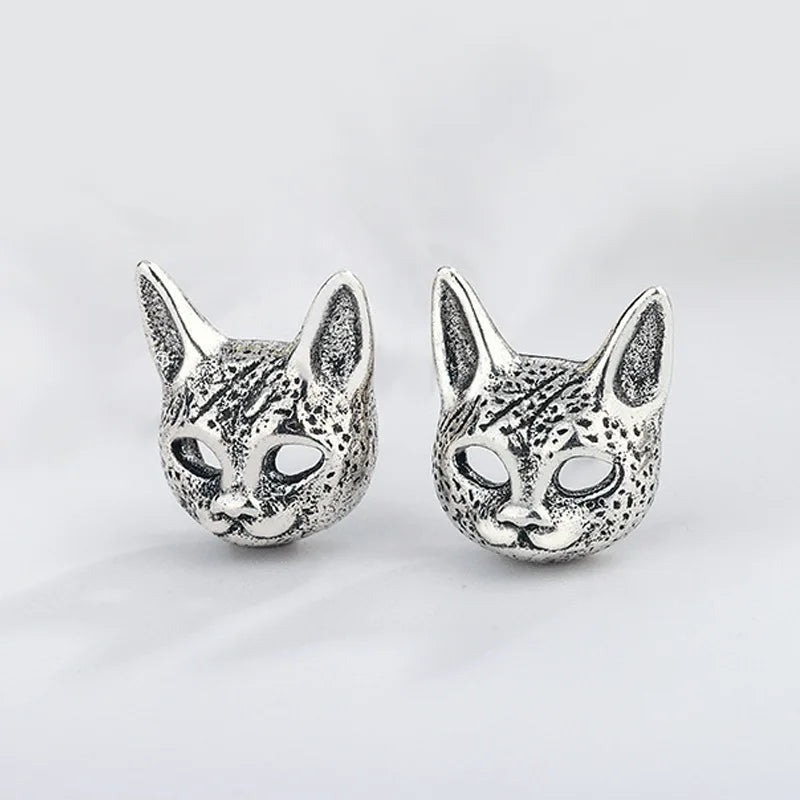 Sphynx Cat Stud Earrings