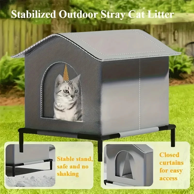 Shelter Outdoor Cat House