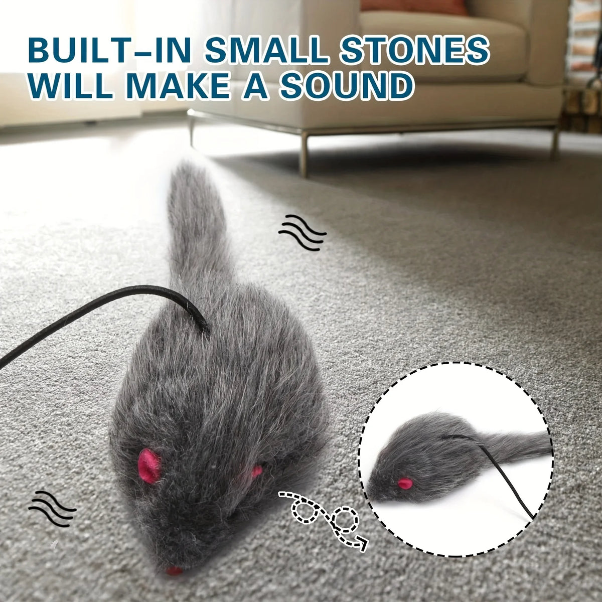 Door Hanging Cat Wand Toy