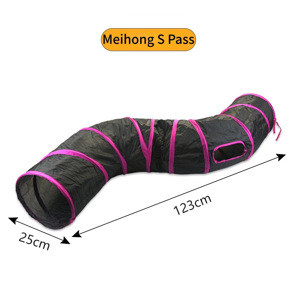 Foldable Cat Tunnel Toy