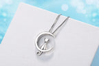 Moonkitten Zircon Cat Pendant Necklace